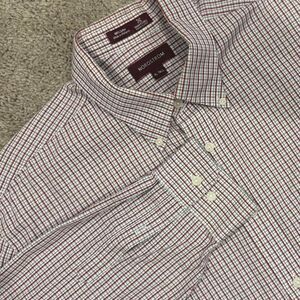 Nordstrom Men's XLT Checkered Plaid Button Up